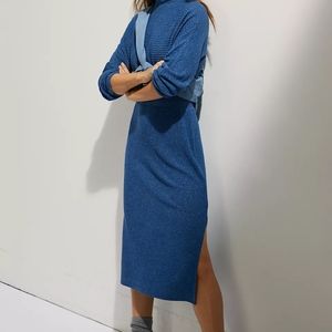 Anthropologie Mariah Ribbed Knit Maxi Dress
